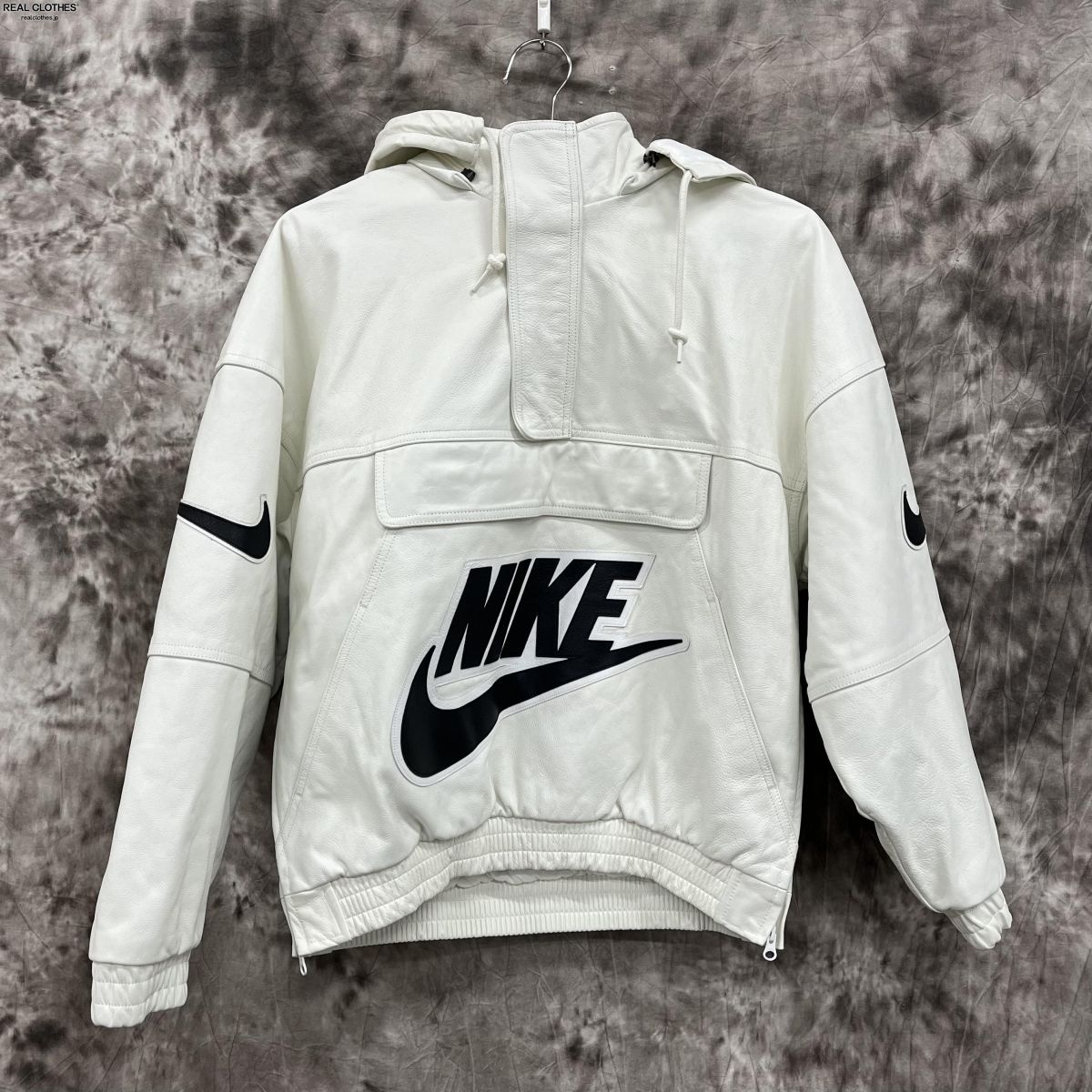SUPREME NIKE レザー - ナイロンジャケット SUPREME NIKE レザー - ナイロンジャケット