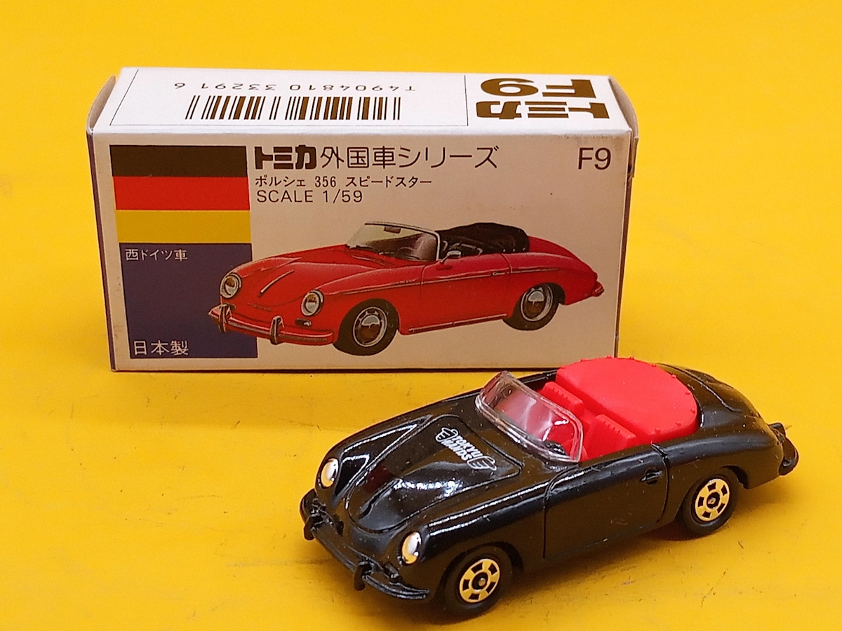 トミカ F9 ポルシェ356 スピードスター 丸栄 トミカ青箱 ポルシェ 356 スピードスター 水色丸栄特注限定 レア