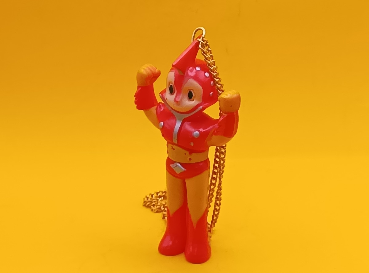 パトラ製 小さなスーパーマン ガンバロン ペンダントソフビ
