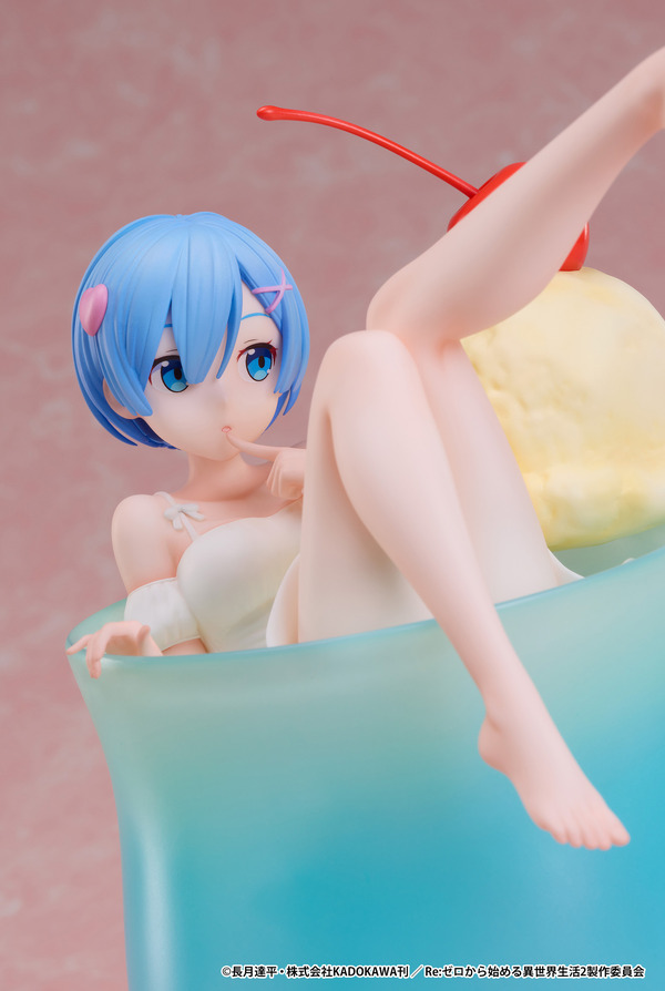 リゼロ　レム　ラム　クリームソーダ　ラウンドワン　限定　フィギュア　プライズ リゼロ レム&ラムクリームソーダ ラウンドワン限定フィギュア