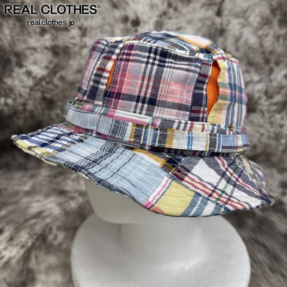 25SS SUPREME x GOODENOUGH Patchwork Crusher hat Madras M/L
