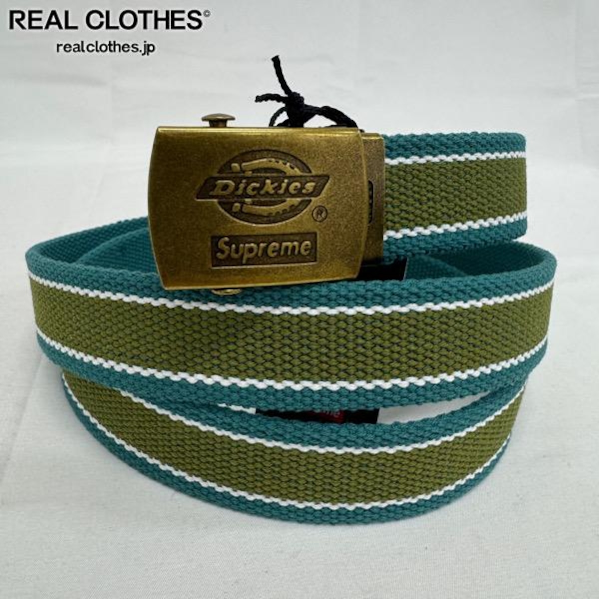 スケートボード Supreme Dickies Stripe Webbing Belt Teal Supreme×Dickies/シュプリーム×ディッキーズ【22SS】Stripe Webbing