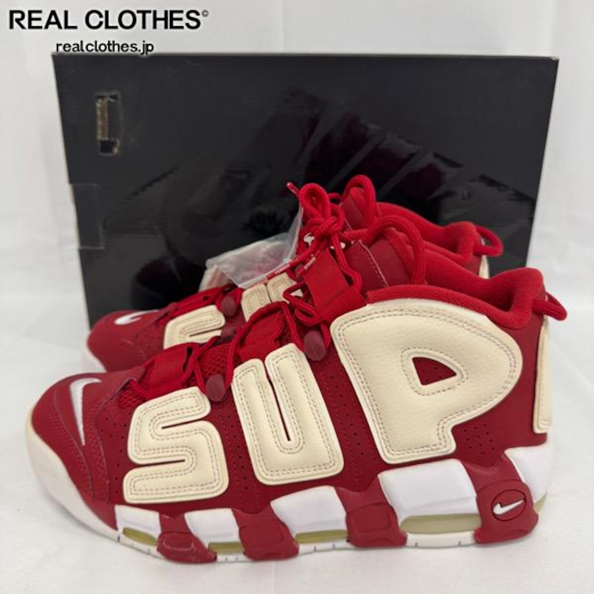 未使用】Supreme×NIKE/シュプリーム×ナイキ AIR MORE UPTEMPO/エア